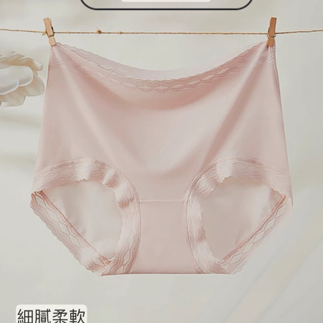 A002-魚絲蛋白舒適透氣速乾純色抗菌中高腰內褲 $288